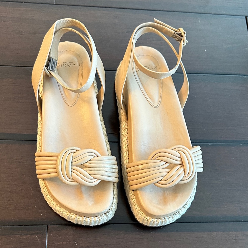 Alexandre Birman Vicky Nude Platform Sandals With… - image 3